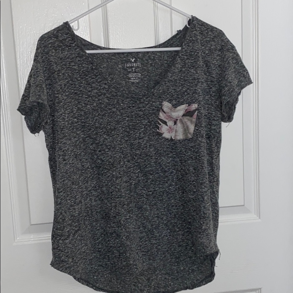 american eagle pocket tee